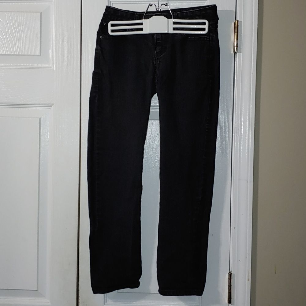 Jennifer Lopez  black  capri cropped Jeans Sz 0